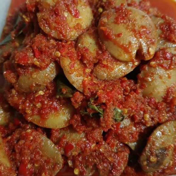 Lukchup_Oiyen Semur Jengkol/Rendang Jengkol/Balado Jengkol Pedas 150Gr