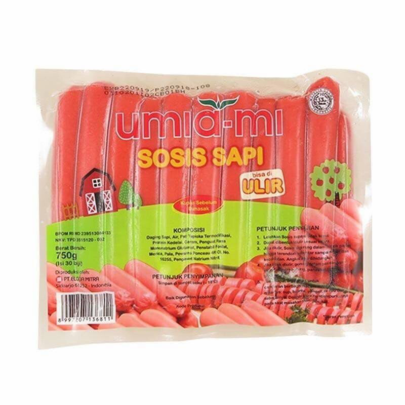 

Umiami Sosis Sapi Ulir 750gr isi 30 pcs