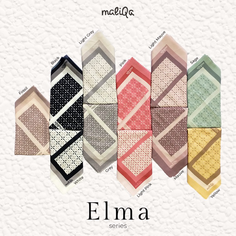 MALIQA ELMA SERIES - HIJAB MALIQA NEW