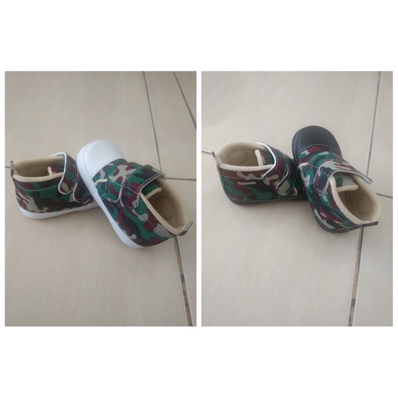 Sepatu Baby Prewalker CNVRS Motif Army