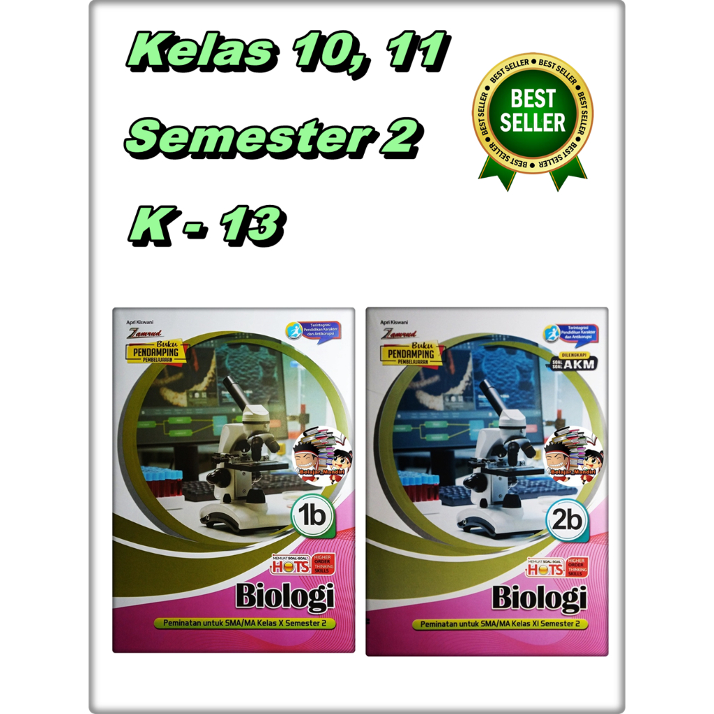 LKS Biologi SMA/MA Kelas 10, 11 Semester 2 K-13 Zamrud