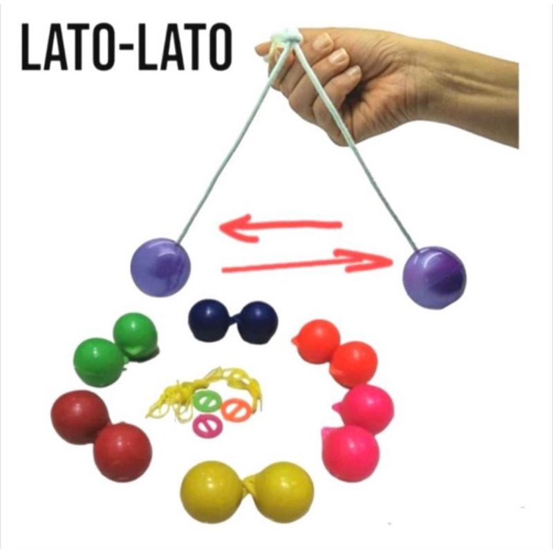 Latto Latto Ukuran 4cm - Mainan latto Latto Besar - Lato-Lato Besar - Latto Latto