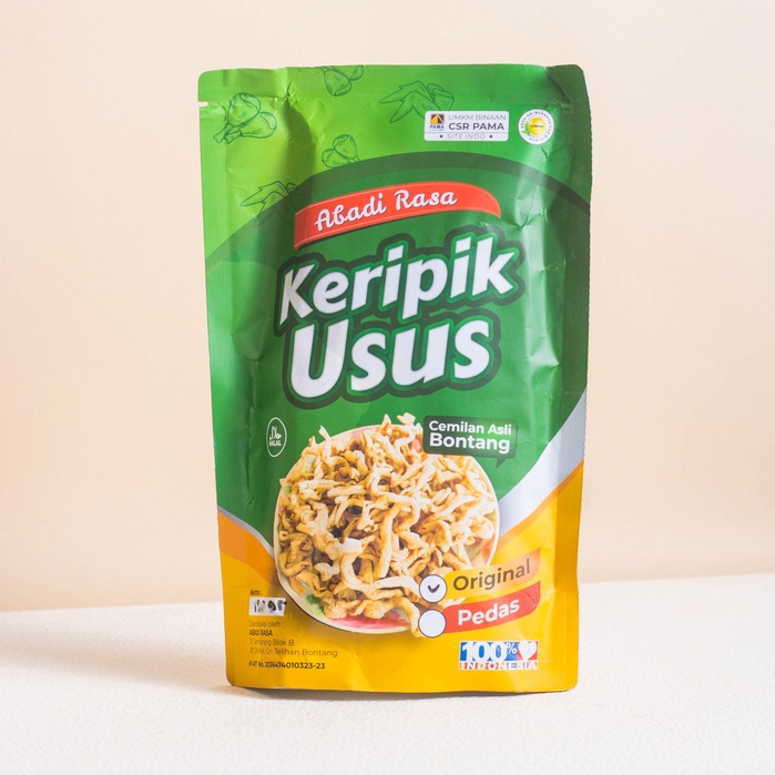 

Keripik Usus Abadi Rasa Usus Crispy Oleh Oleh Kalimantan Snack Cemilan Usus