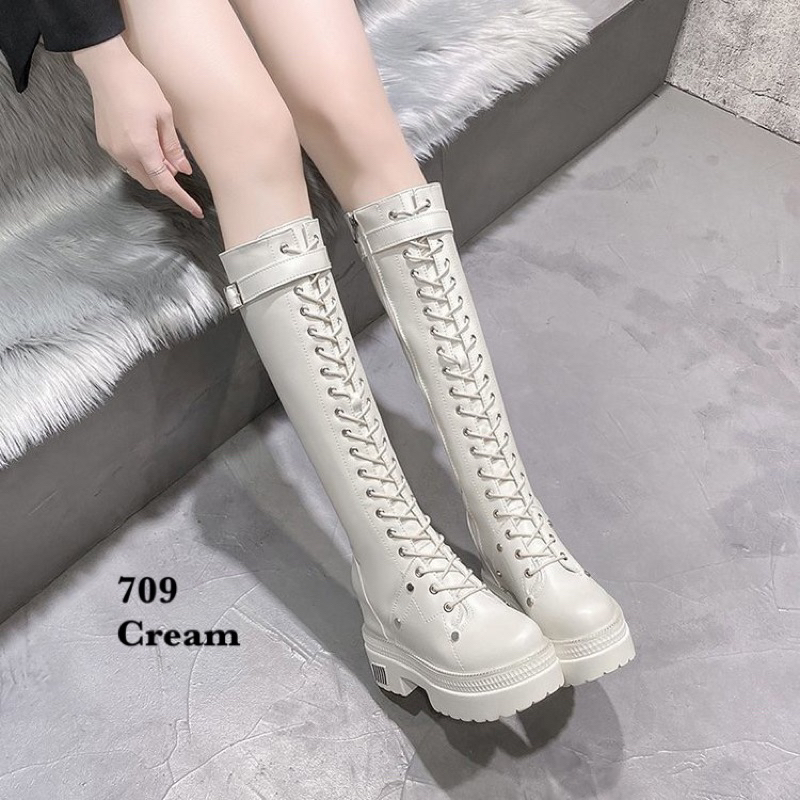 SEPATU LONG BOOTS FASHION KOREA  709