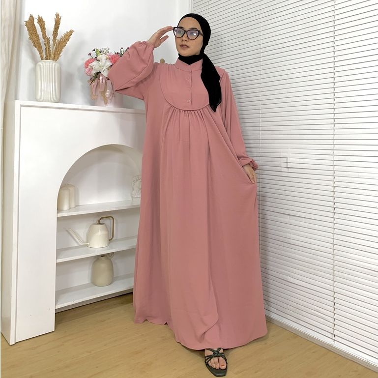 Tristy Dress - Pakaian Wanita Gamis Terbaru By Mahyra