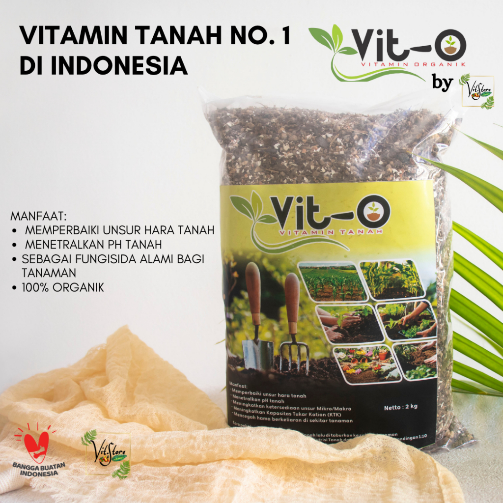 VITAMIN TANAH ~ VIT-O MEMPERBAIKI UNSUR HARA TANAH Kemasan 2KG