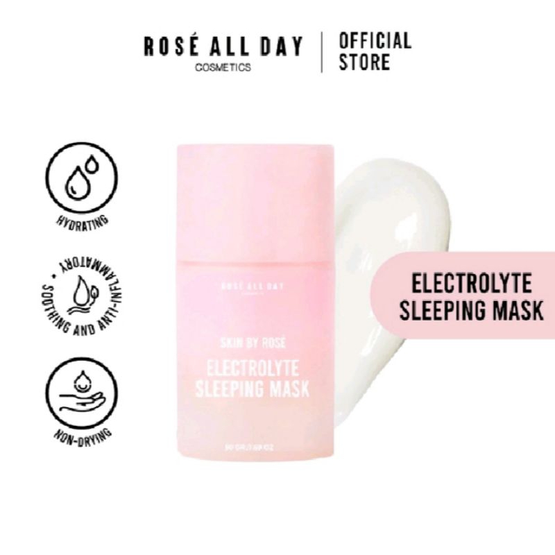 Rose All Day Electrolyte Sleeping Mask