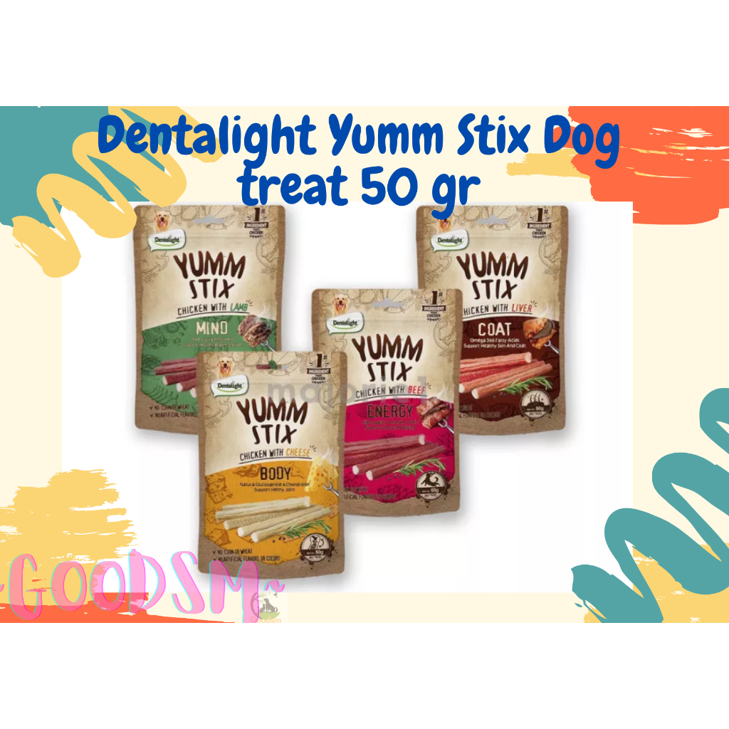 Dentalight Yumm Stix 50gr / Snack Anjing