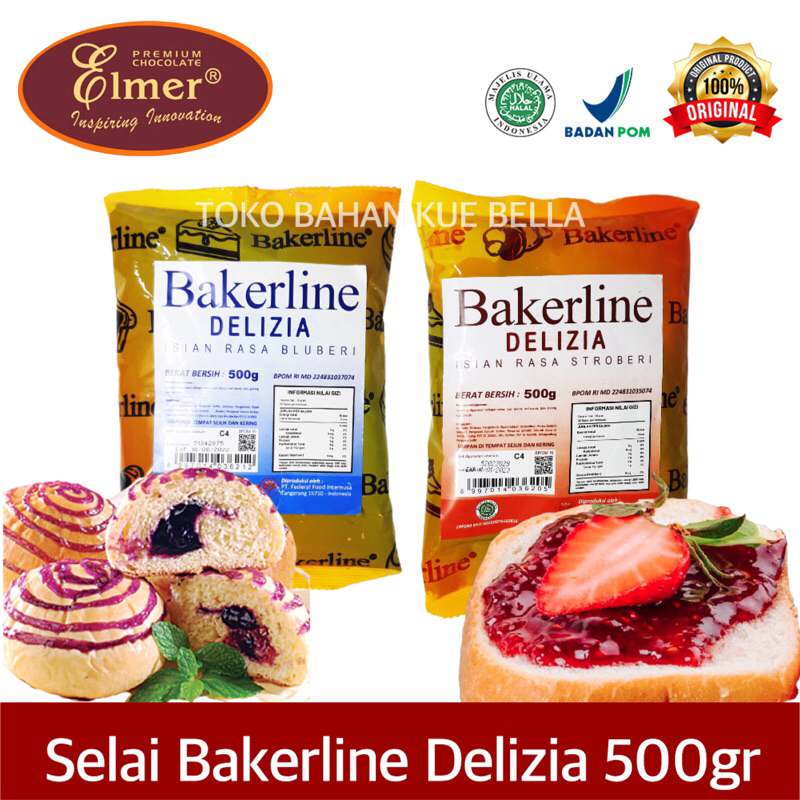 

BAKERLINE Delizia Selai Strawberry / Blueberry 500gr