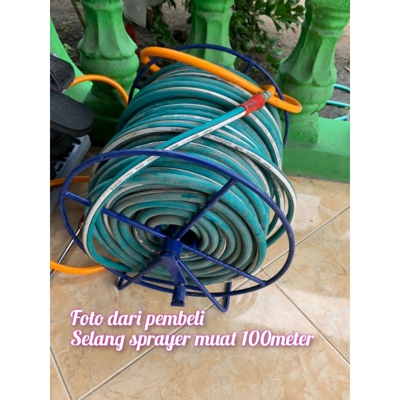 Sinarterang3 Gulungan Selang Air 50Meter,50 Meter Water Hose Reel,Gulungan Kabel,Gulungan Selang