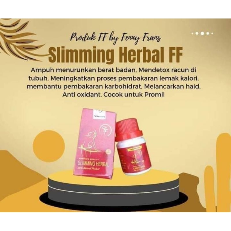 pil pelangsing herbal FF Fenny frans