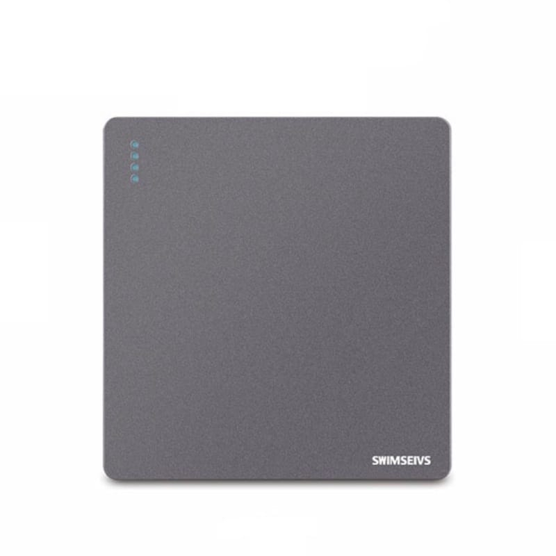 Home Lighting  Saklar / Sakelar Lampu Emas Gold Brushed / Sakelar Lampu Abu Space Gray 1/2/3 Gang Electrical Switch