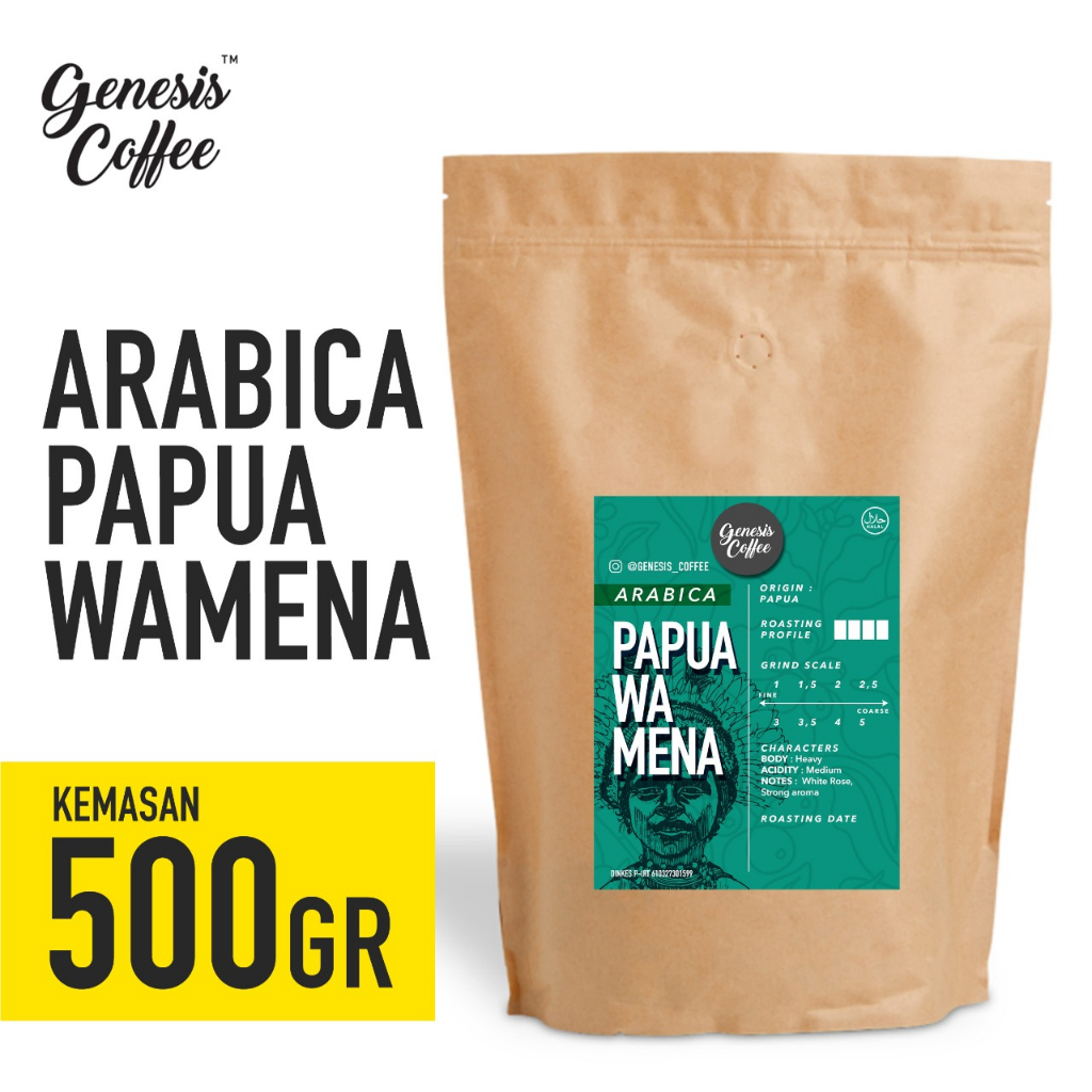

ARABICA PAPUA WAMENA KEMASAN KRAFT 500GR