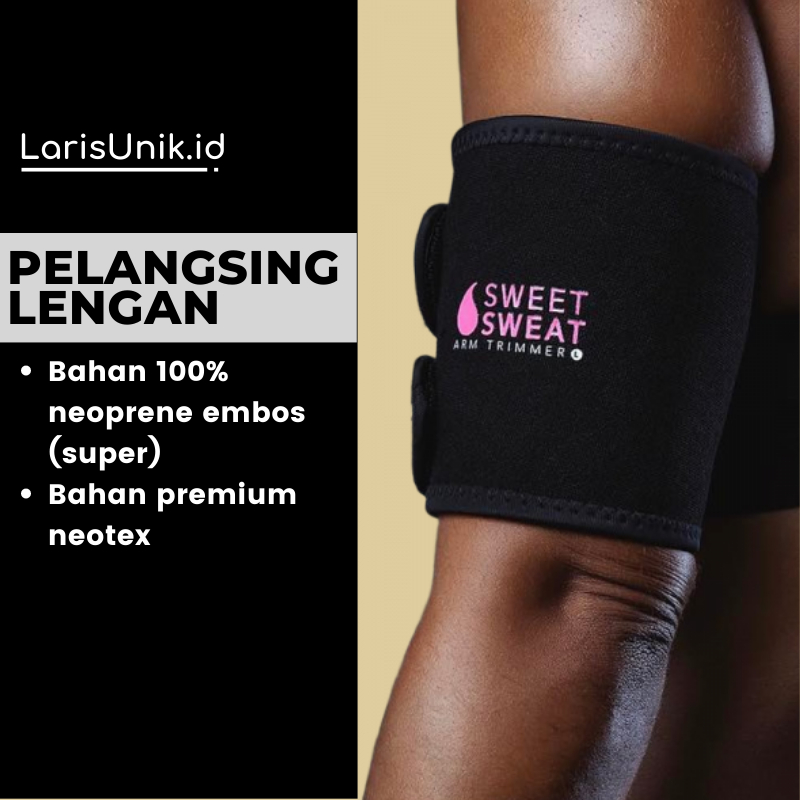 Korset Lengan Arm trimmer Sweet Sweat Embos Aksesoris Olahraga Deker Lengan