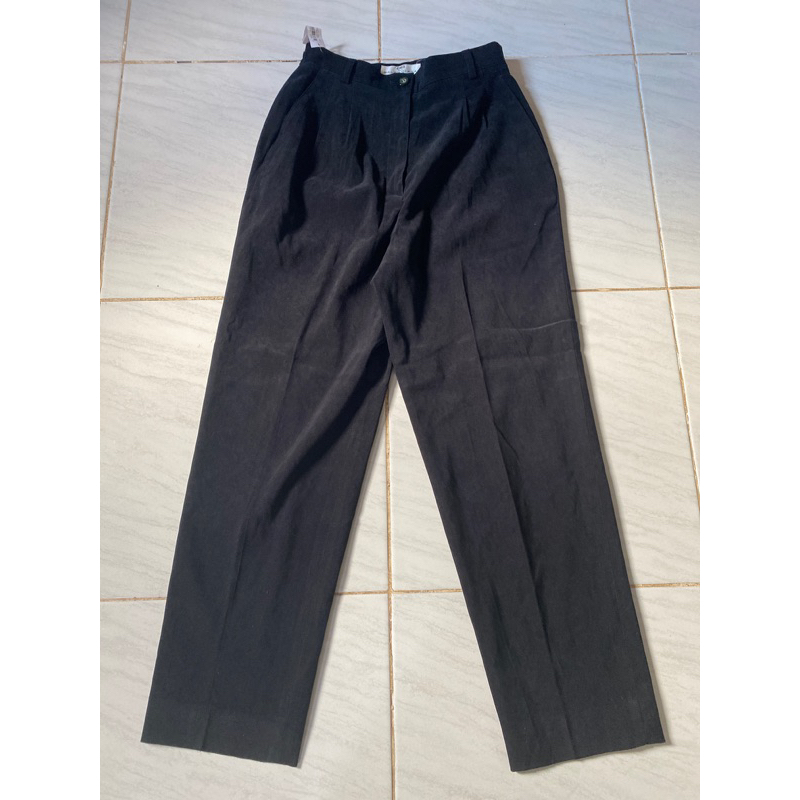 golf BALENCIAGA paris original | celana preloved hitam bahan kulot hw