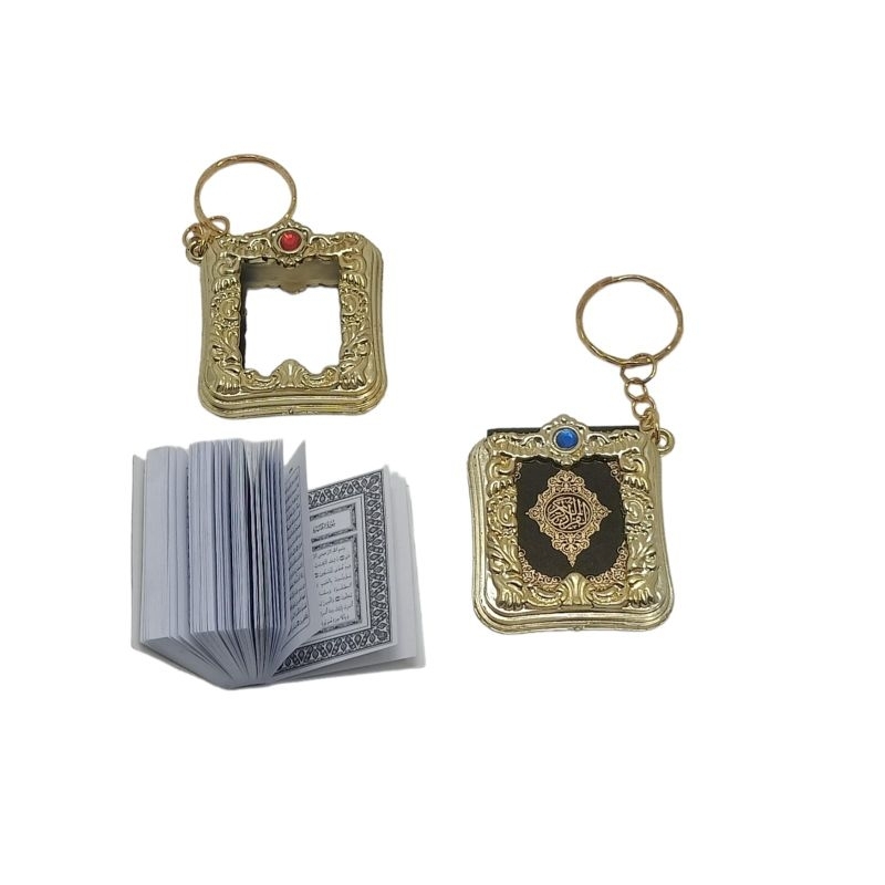 Gantungan Kunci ALQURAN MINI / Gantungan Al quran / Souvenir Gantungan Al Qur'an