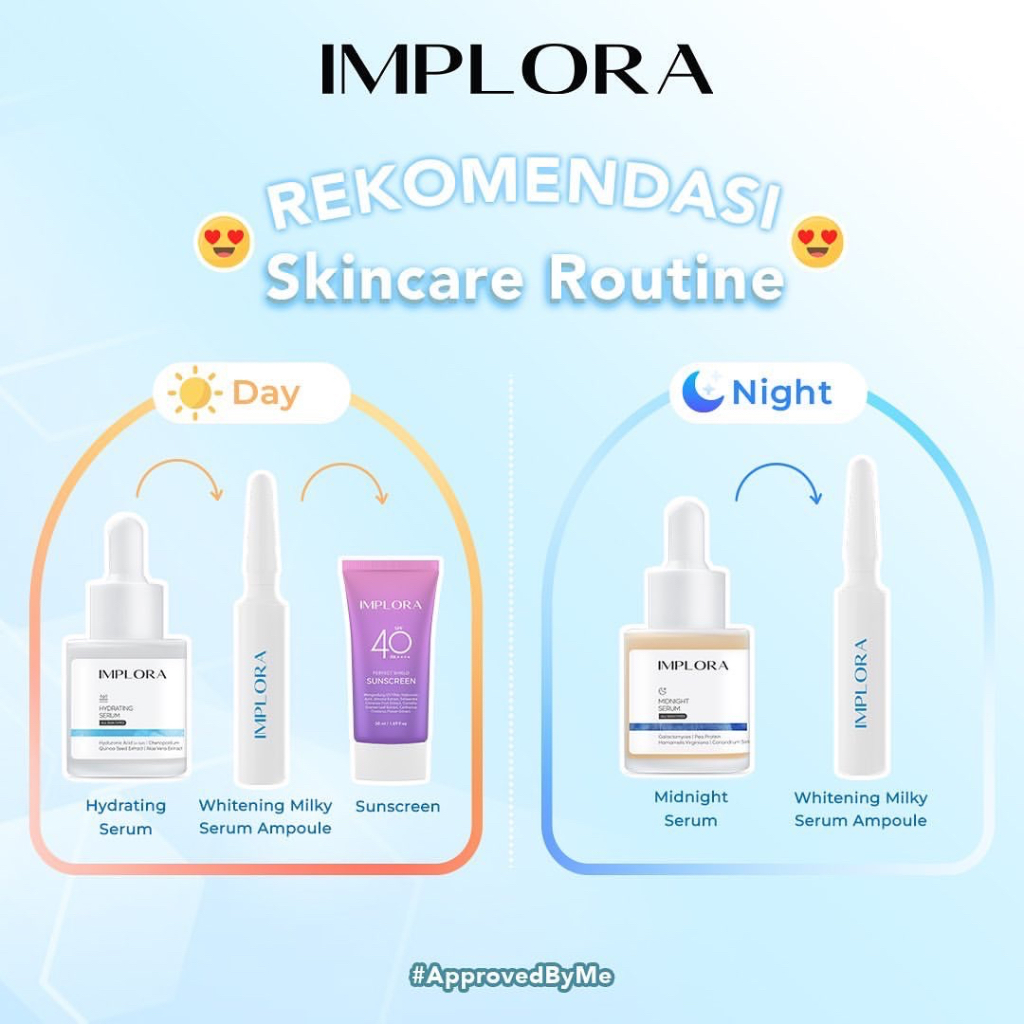 IMPLORA Sun Care Indonesia / Sunscreen Sunblock Tabir Surya / UVA UVB Anti Blue Light Protection Protector Protect Perfect Shield Pelindung Sinar Matahari Kulit Wajah Tubuh / SPF 40 PA+++++ / Sun Screen Sunblok / Skincare Face Body Care / Gel Cream Serum