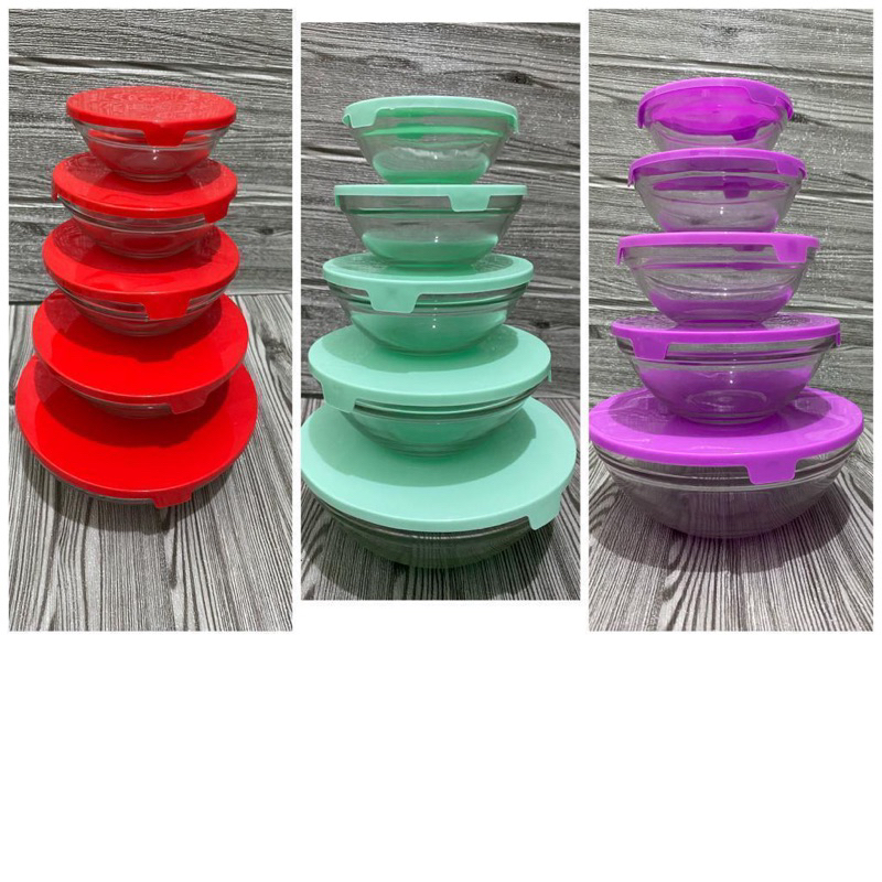 GLASS BOWL STORAGE// MANGKOK// TEMPAT MAKANAN