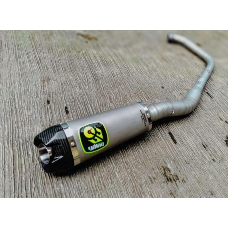 (ORIGINAL) KNALPOT VILLAN TECH1 FULLSYTEM CBR/CBR150R VERZA R15 Mt15 Xabre Xsr155 Xabre Gsx150 Tiger