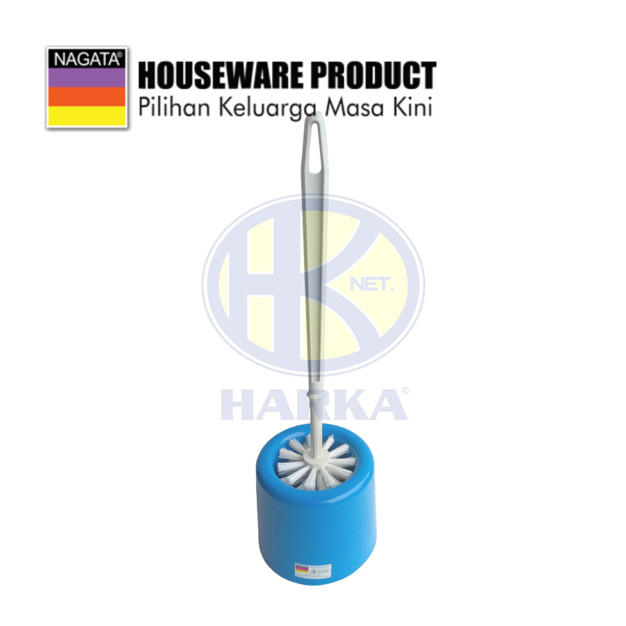 SIKAT WC MODENA WARNA NAGATA NGT807A | TOILET BRUSH BOWL Sikat Pembersih WC Kloset Bulat + Wadah NGT
