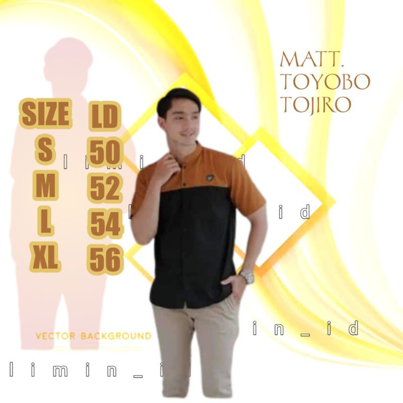 Baju Koko KOMBINASI Dewasa Lengan Pendek Permium Matt katun premium Bisa Cod