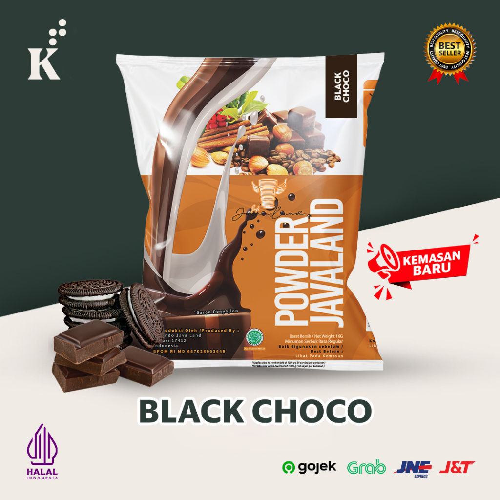 Bubuk Minuman Bubble Powder Drink Rasa Black Choco Not Oreo ORIGINAL