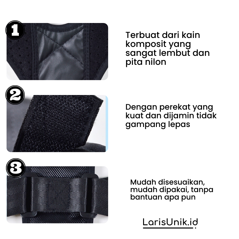 PENYANGGA PUNGGUNG POSTURE SUPPORT CORRECTOR ALAT TERAPI KORSET PUNGGUNG KORSET PRIA WANITA