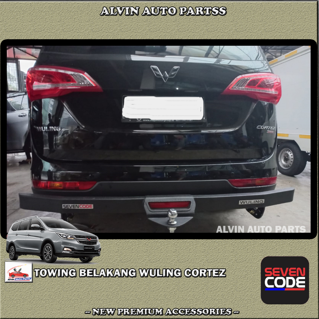 TOWING WULING CORTEZ / PENGAMAN BUMPER BELAKANG WULING CORTEZ