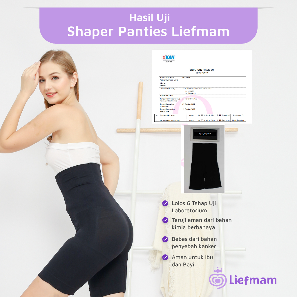 Shaper Panties Liefmam (Zaraya) - Korset Celana Pengecil Perut, Pinggang, dan Paha