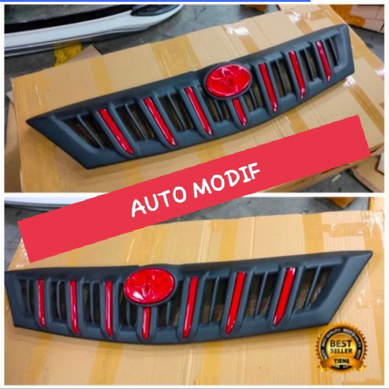 grill innova logo 2004 2005 2006 2007 model apollo hitam doff