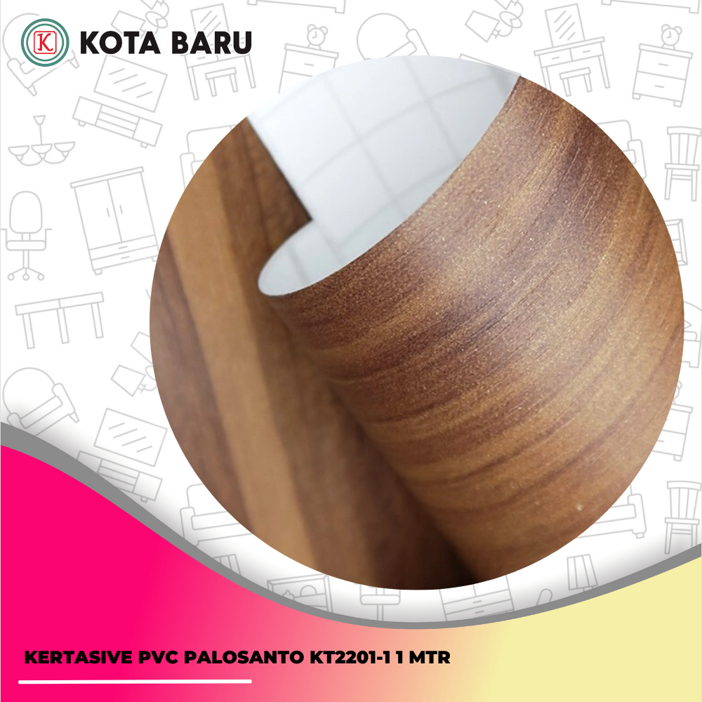 KERTASIVE STICKER PVC PALOSANTO KT2201-1 1 MTR