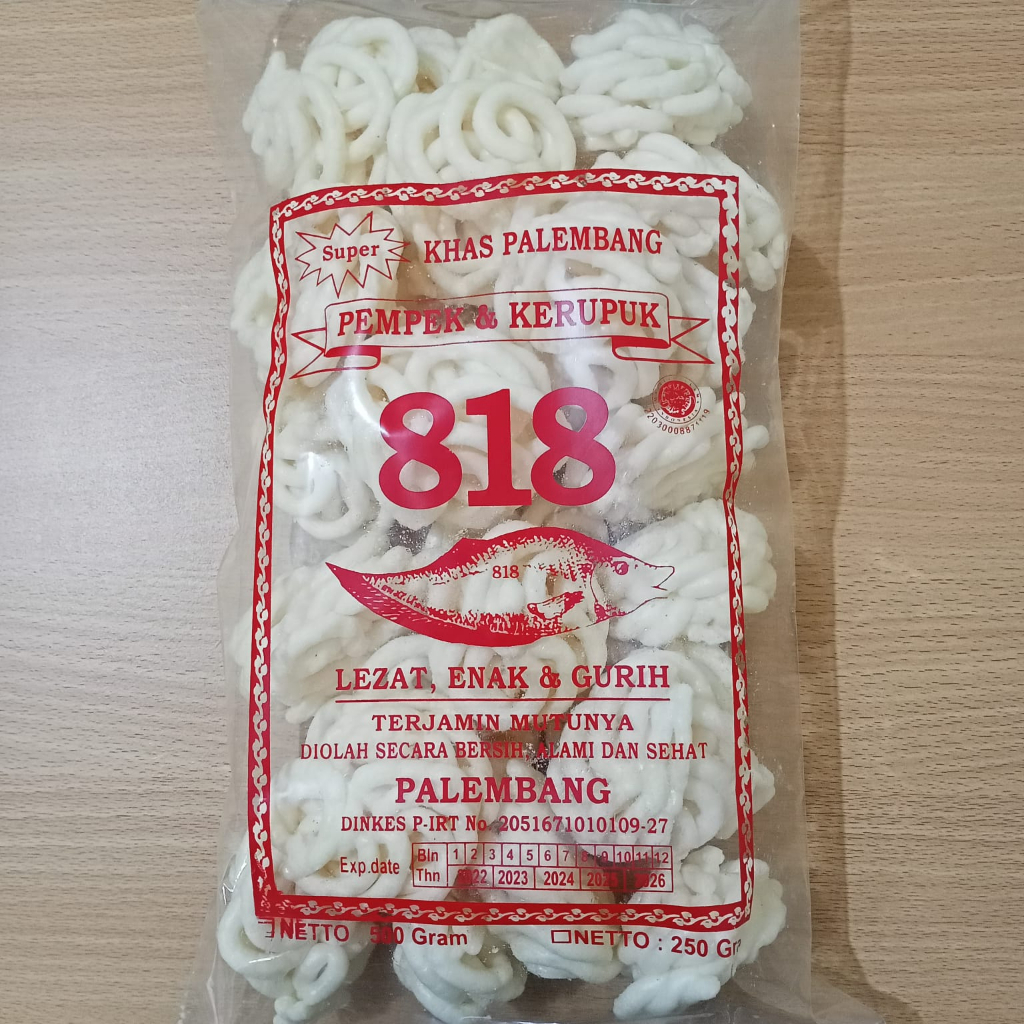 

KERUPUK MAWAR KEMPLANG GETAS ASLI DAN KHAS PALEMBANG 250GR