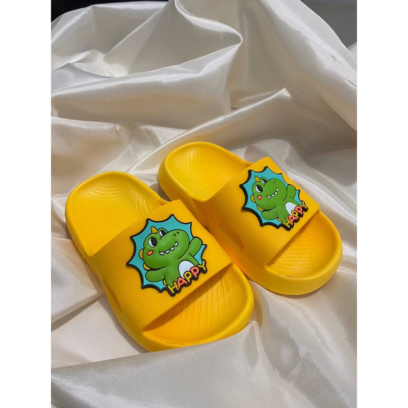 Sandal anak laki-laki Dino Dinosaurus , Sandal Anak Slop Premium, Sandal Slide kids Sandal Kids Flip-Flop sendal anak