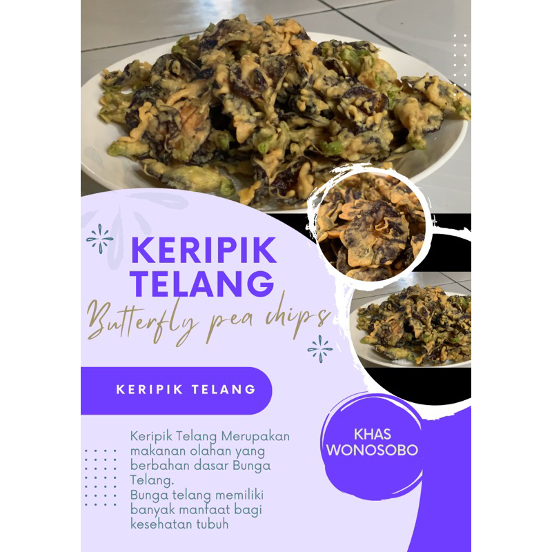 

Keripik Telang/Telang crispy 250gr _ jajanan keripik_Renyah,gurih bikin nagih