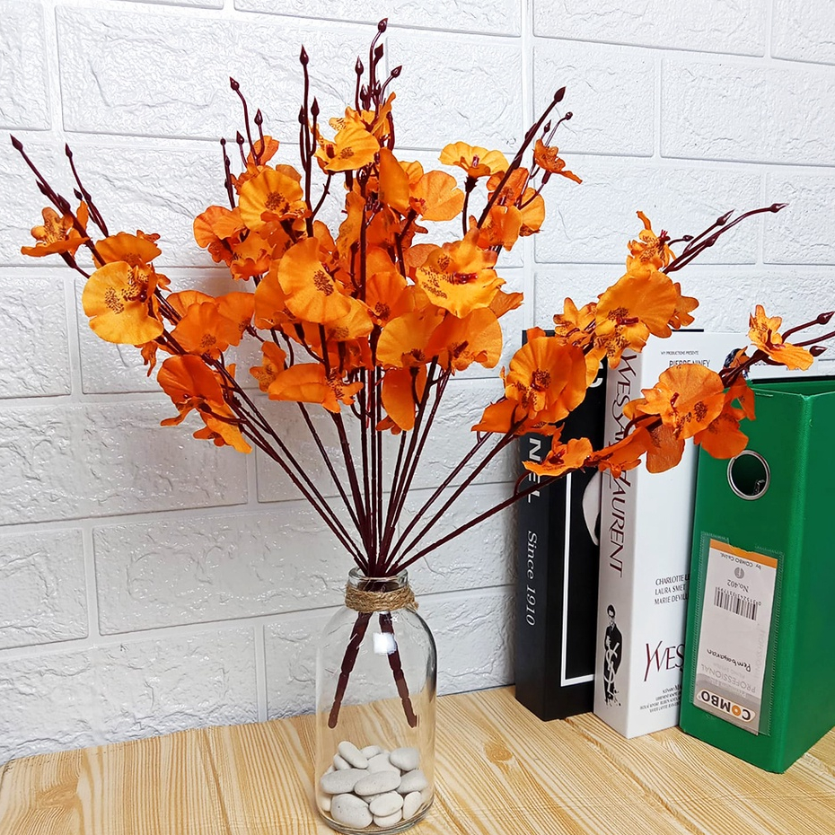 Bunga Tangkai Hias Plastik Dekorasi Rumah Kekinian Hiasan Artificial Flowers Cantik PBP155