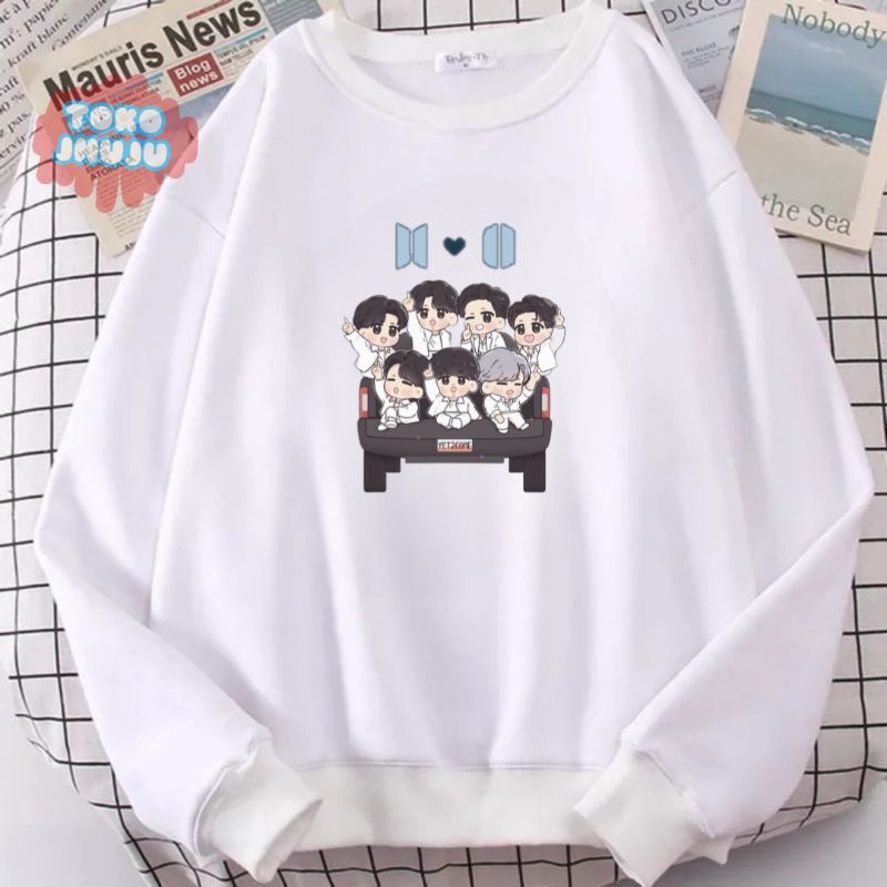 Sweater Bts Yet2come mobil bak