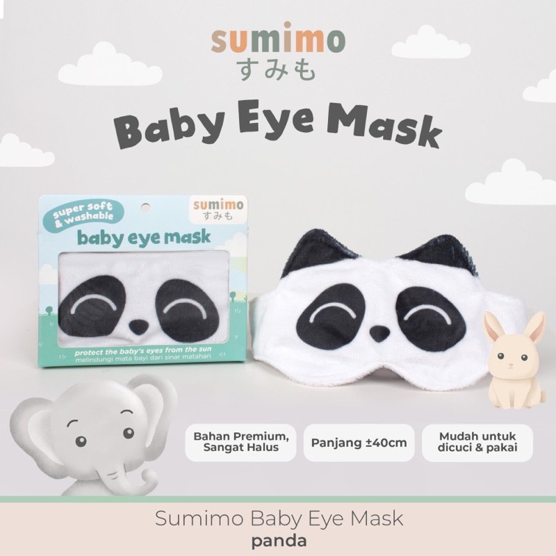 Sumimo Baby Eye Mask Kacamata Bayi Berjemur Pelindung Mata