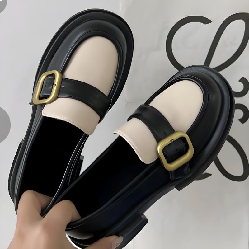 Sepatu Docmart Wanita Maryjanes Hitam Import 1966 Slip On Joan Ootd Remaja Kekinian Bisa Cod