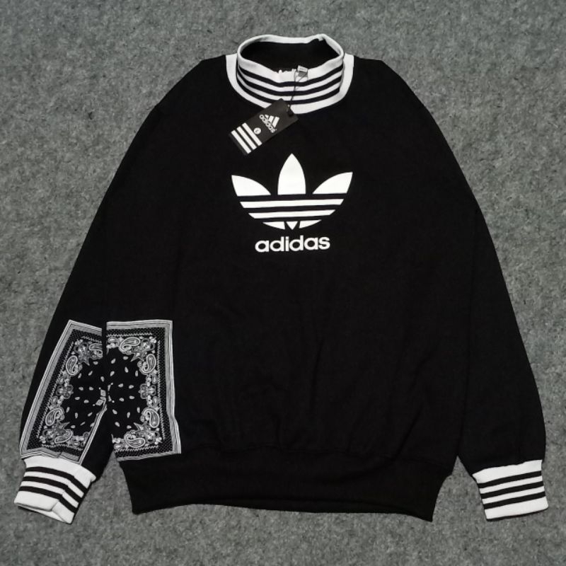 crewneck pria wanita adidas casual - sweater adidas