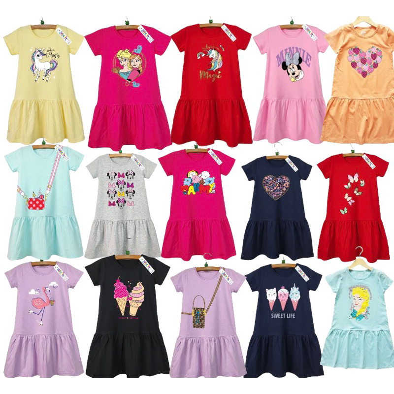 (1-10thn) Dress JURASIX anak perempuan PART 3