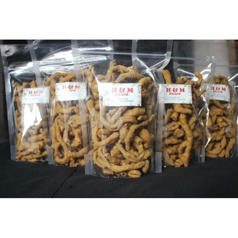 

keripik usus ayam enak dan renyah