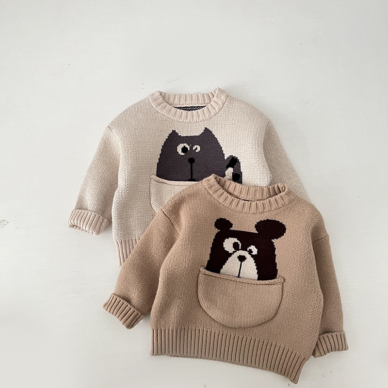 Animal sweater anak winter