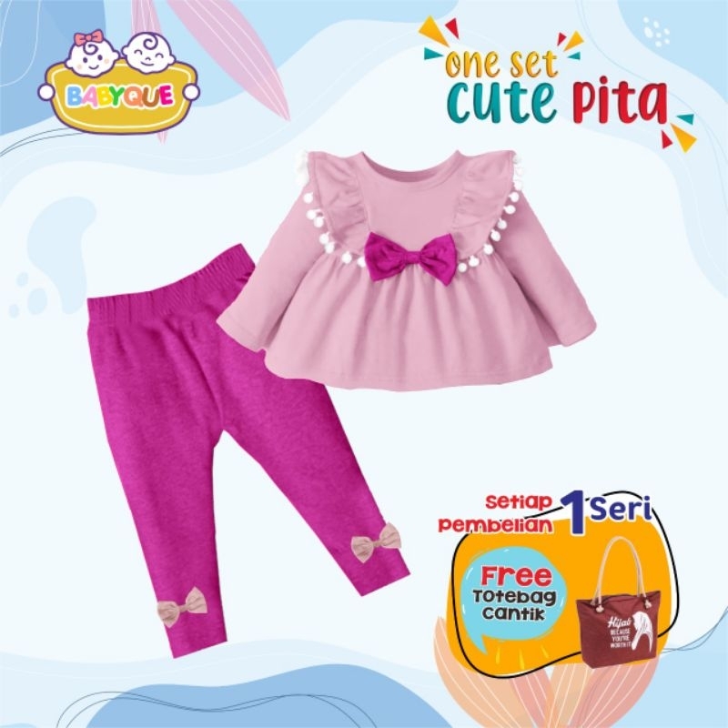 Ready ‼️ One Set Cute Pita Babyque