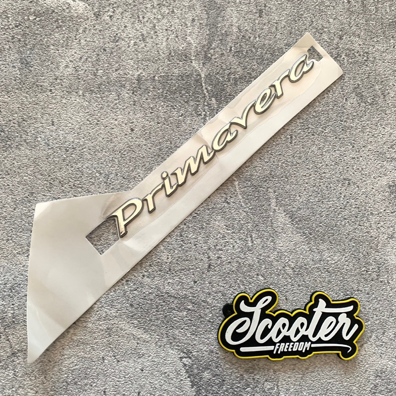 Sticker Emblem Vespa Primavera Body Samping Original