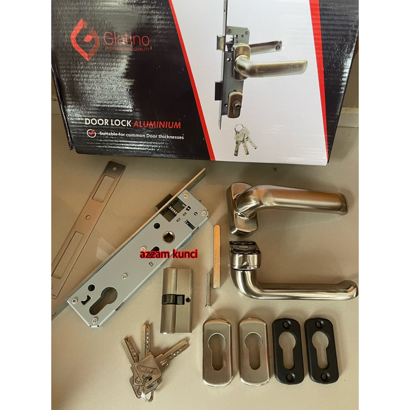 DOOR LOCK ALUMUNIUM door lock alumunium LHR KUNCI PINTU ALUMUNIUM kunci 0816 pintu alumunium pintu kamar mandi kunci pintu kaca kunci pintu alumunium promo kunci pisah pintu alumunium handle pintu alumunium 30 mm sus 304 polos/ kunci pintu,perlngkpn pintu