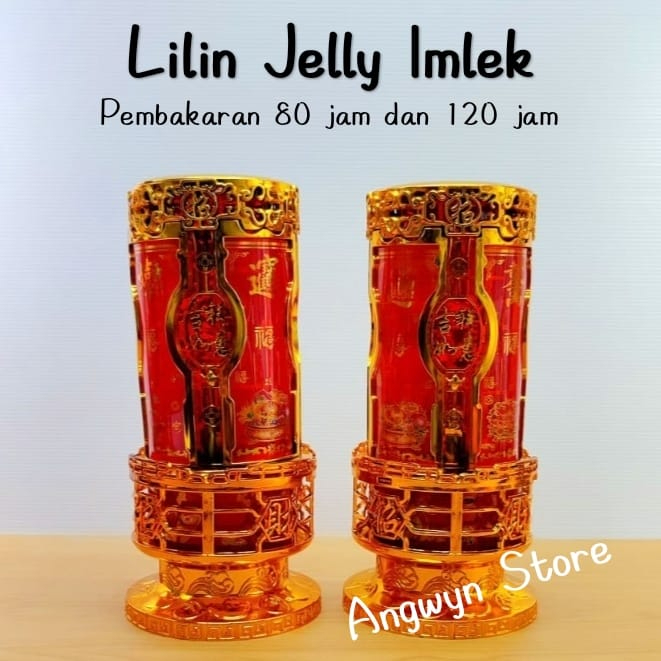 Lilin Jelly Sembahyang Imlek 80 jam