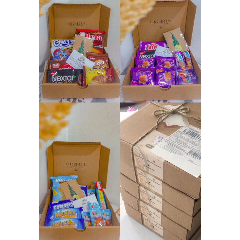 

SNACK BOX /Gift Box -Hampers box Snack murah/Kado Anak