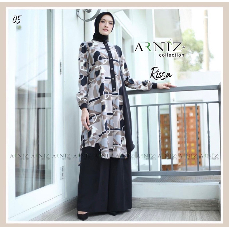RISSA SET / ONESET (Baju&Celana Kulot) by Arniz