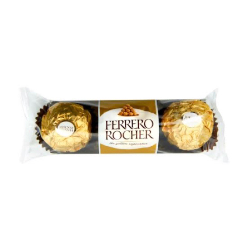 

Cokelat FERRERO ROCHER T3 37.5gr / Cokelat / FERRERO / ROCHER / T3 / isi 3 biji / 37.5gr / Coklat / dengan / kacang / hazel / hazelnut / chocolate / italy / import