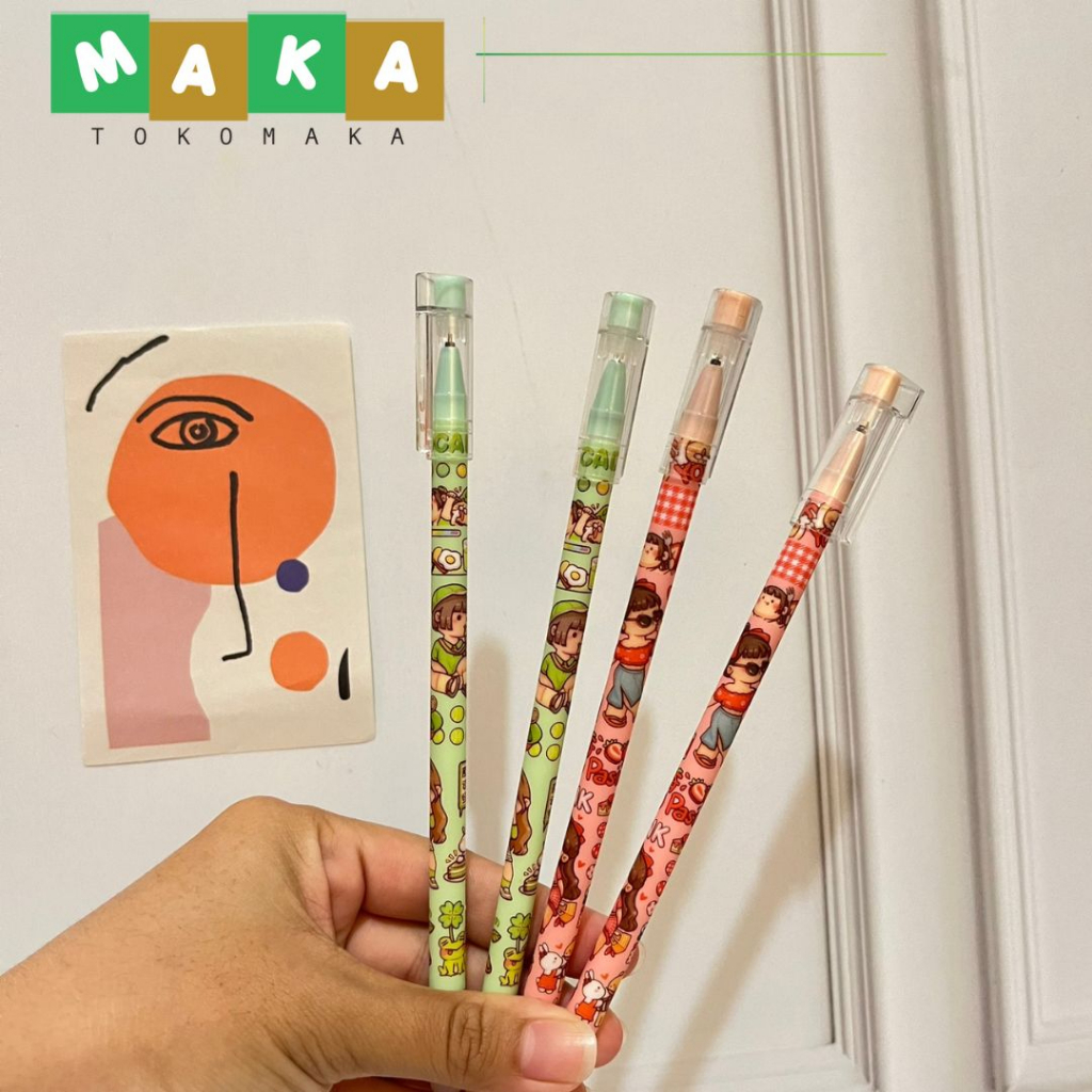 

pulpen bisa di hapus pen gel odemei eraseable qiduo cewe girl bolpen gel perlenkapan sekolah alat tulis kantor tinta hitam